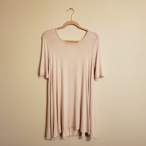 Free People Jacqueline Elbow-Sleeve Tunic